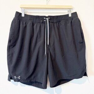 Under Armour Men's Hybrid Swim Shorts Summer Black Casual Vacation Outdoors XL